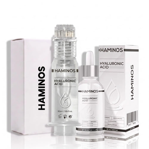 Fine Lines & Wrinkles Kit — Aqua Stamp + Hyaluronic Acid Serum