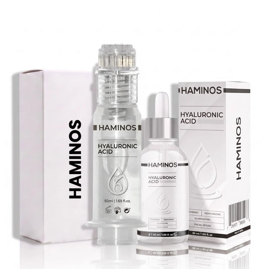 Fine Lines & Wrinkles Kit — Aqua Stamp + Hyaluronic Acid Serum