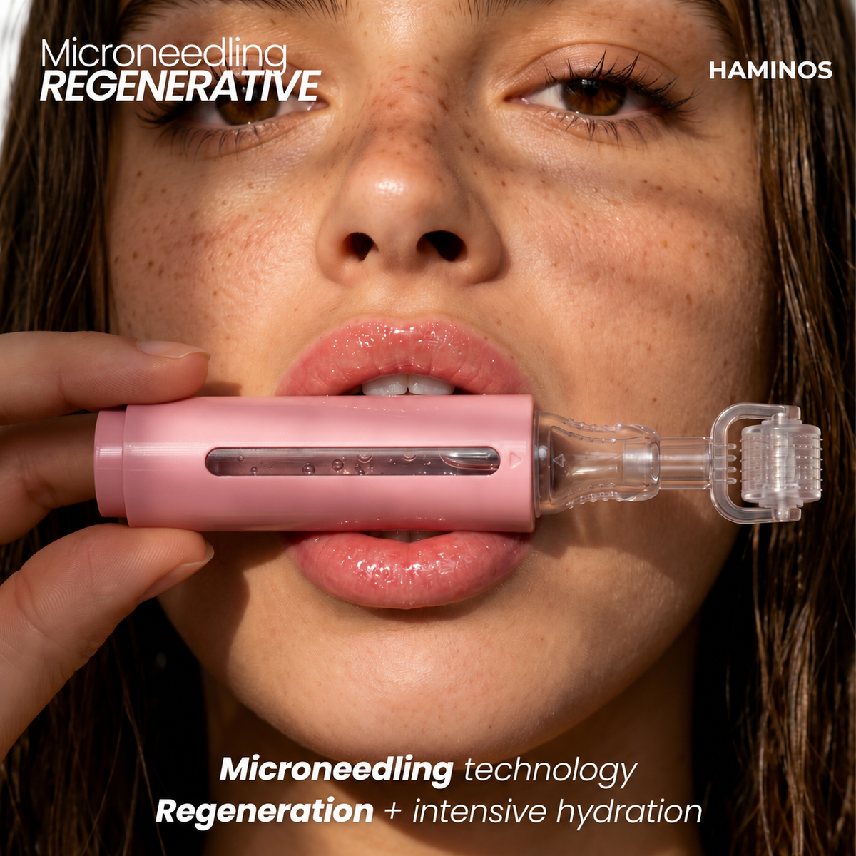 Lip Treatment Kit — Derma Roller + Hyaluronic Acid Serum