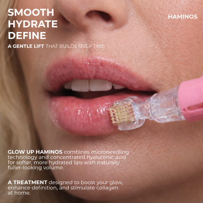 Lip Treatment Kit — Derma Roller + Hyaluronic Acid Serum