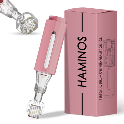 Derma Roller with Serum Reservoir, Pink