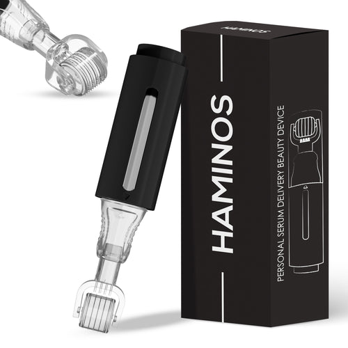 Derma roller con depósito de sérum | HAMINOS®️.