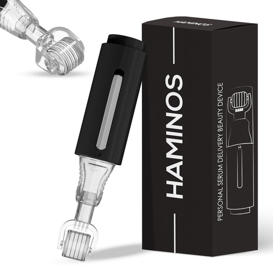 Derma roller con depósito de sérum | HAMINOS®️.