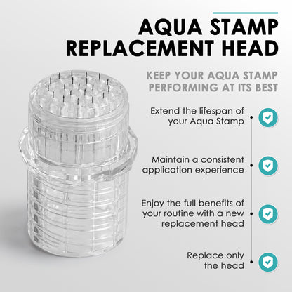 Aqua Stamp Replacement Heads | Pack of 2