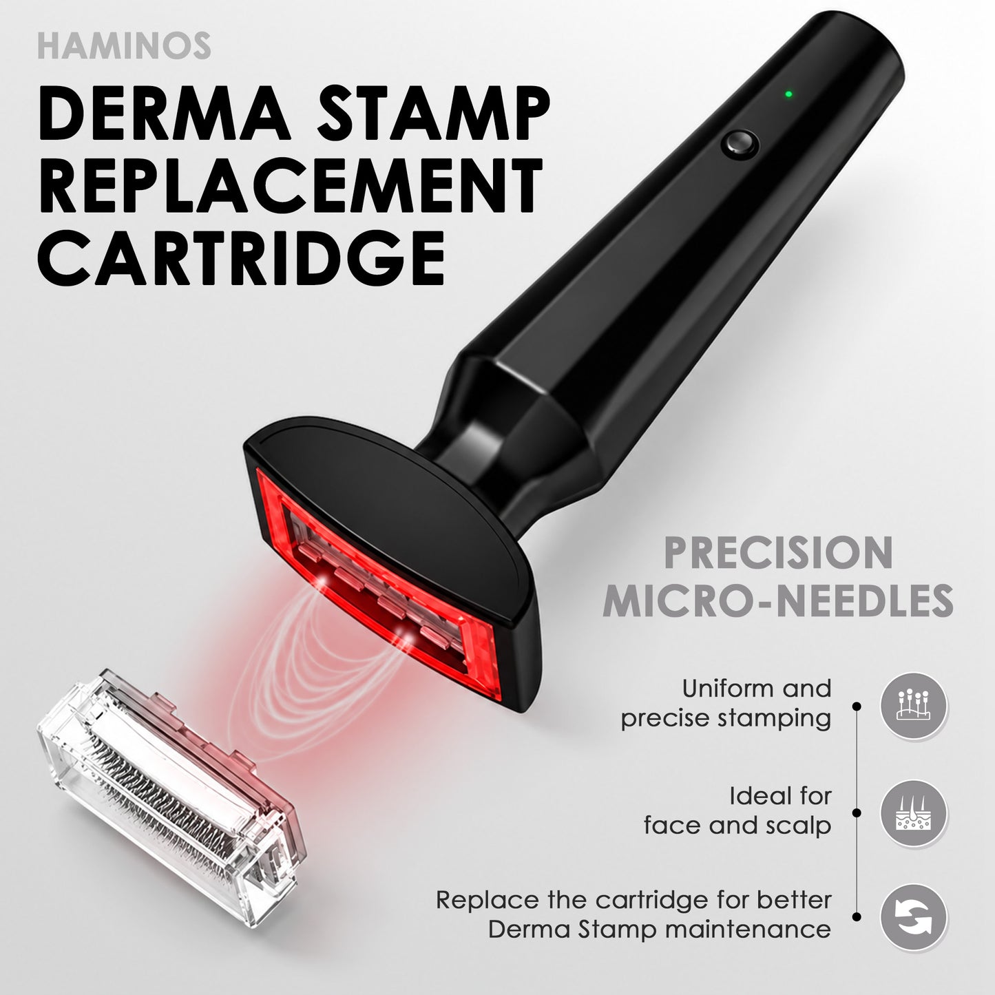 Derma Stamp Replacement Heads | Pack of 2