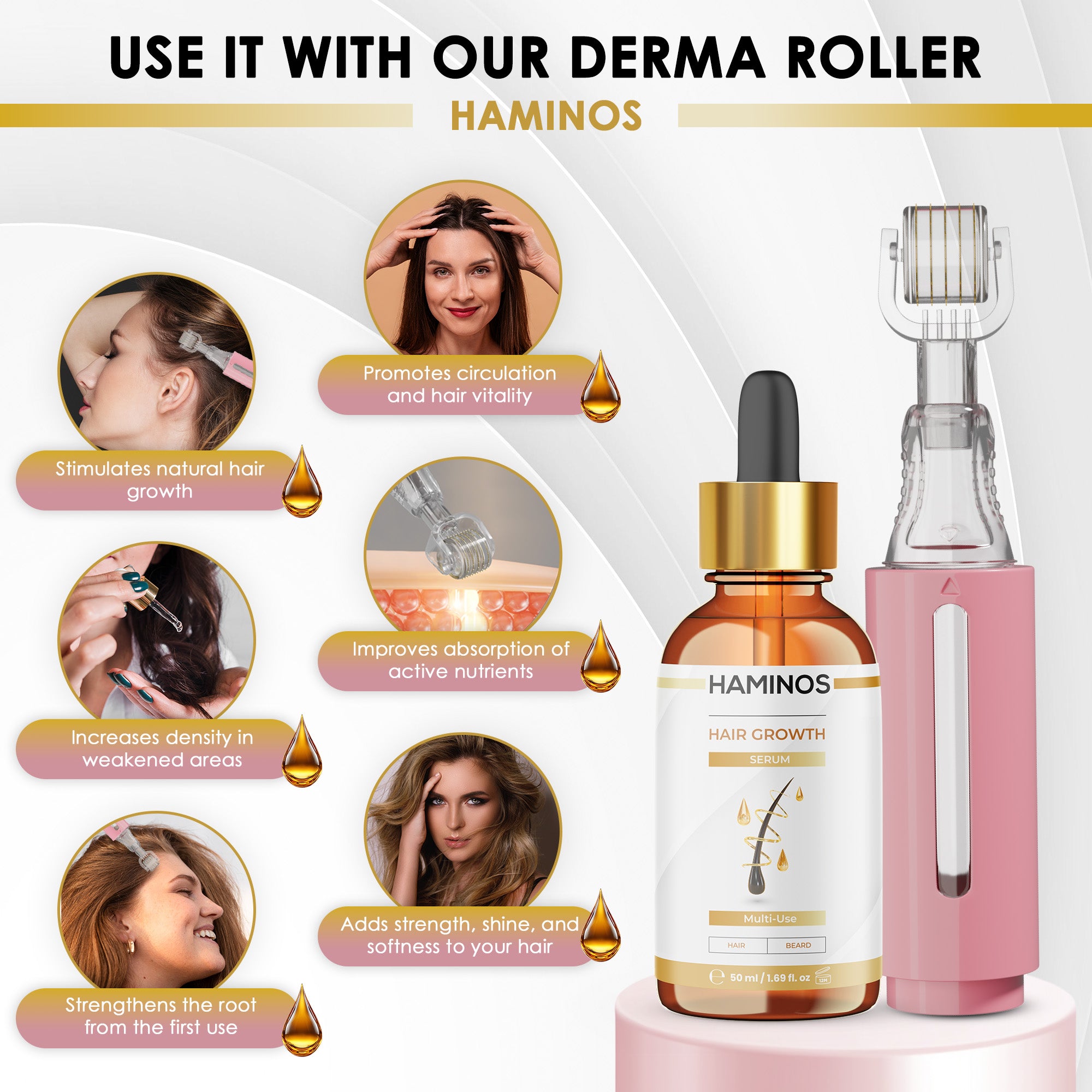 FEMALE HAIR GROWTH PACK | HAMINOS®️.