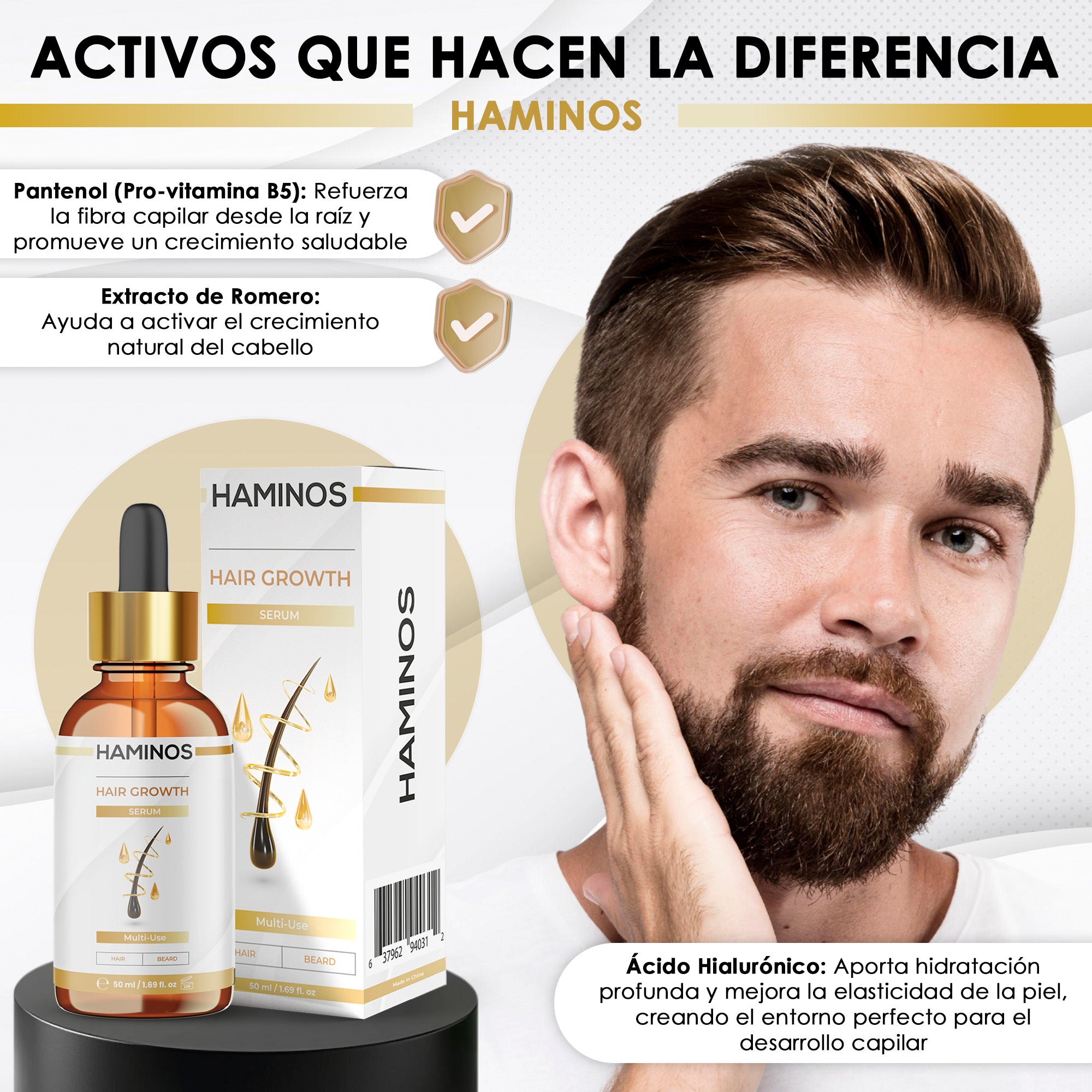 Pack Crecimiento Capilar Masculino | HAMINOS®