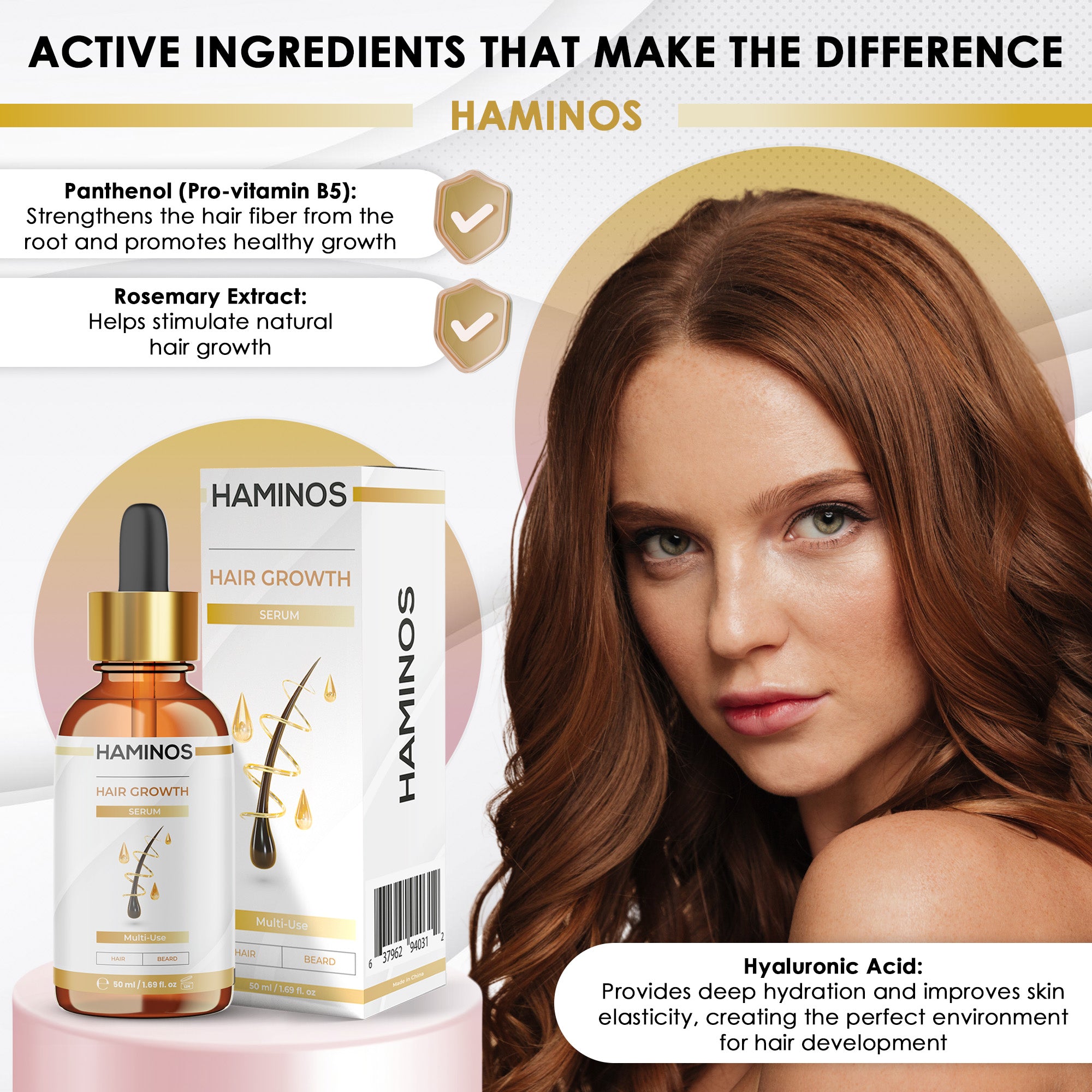 FEMALE HAIR GROWTH PACK | HAMINOS®️.