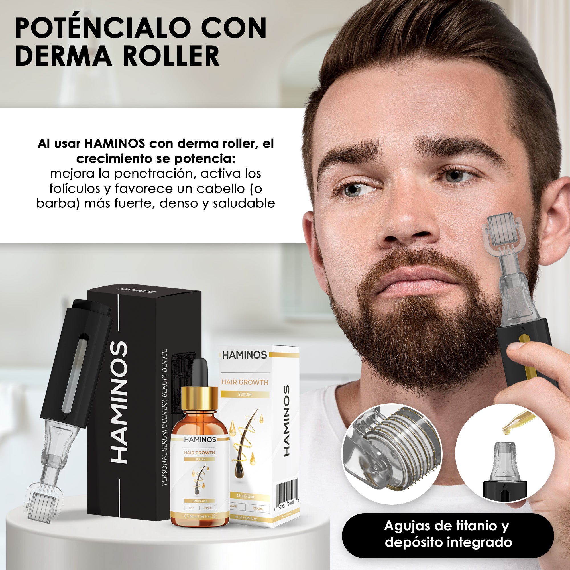 Pack Crecimiento Capilar Masculino | HAMINOS®