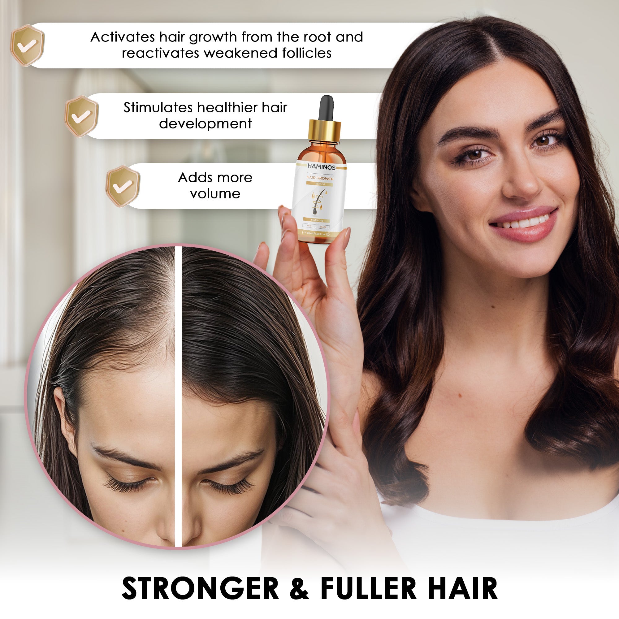 FEMALE HAIR GROWTH PACK | HAMINOS®️.