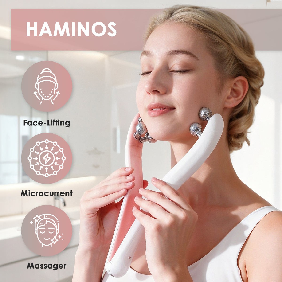 HAMINOS TMJ massager — intensity levels
