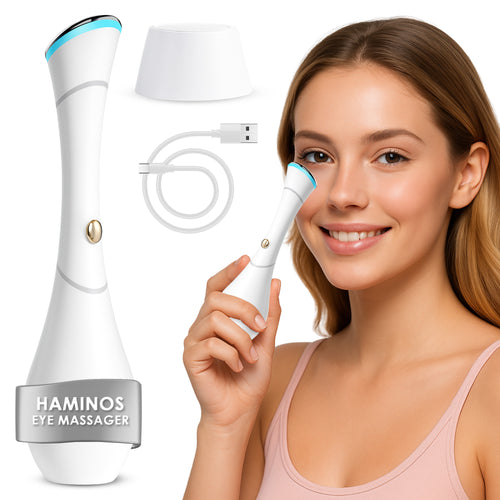 HAMINOS heated eye wand with vibration, red and blue light
