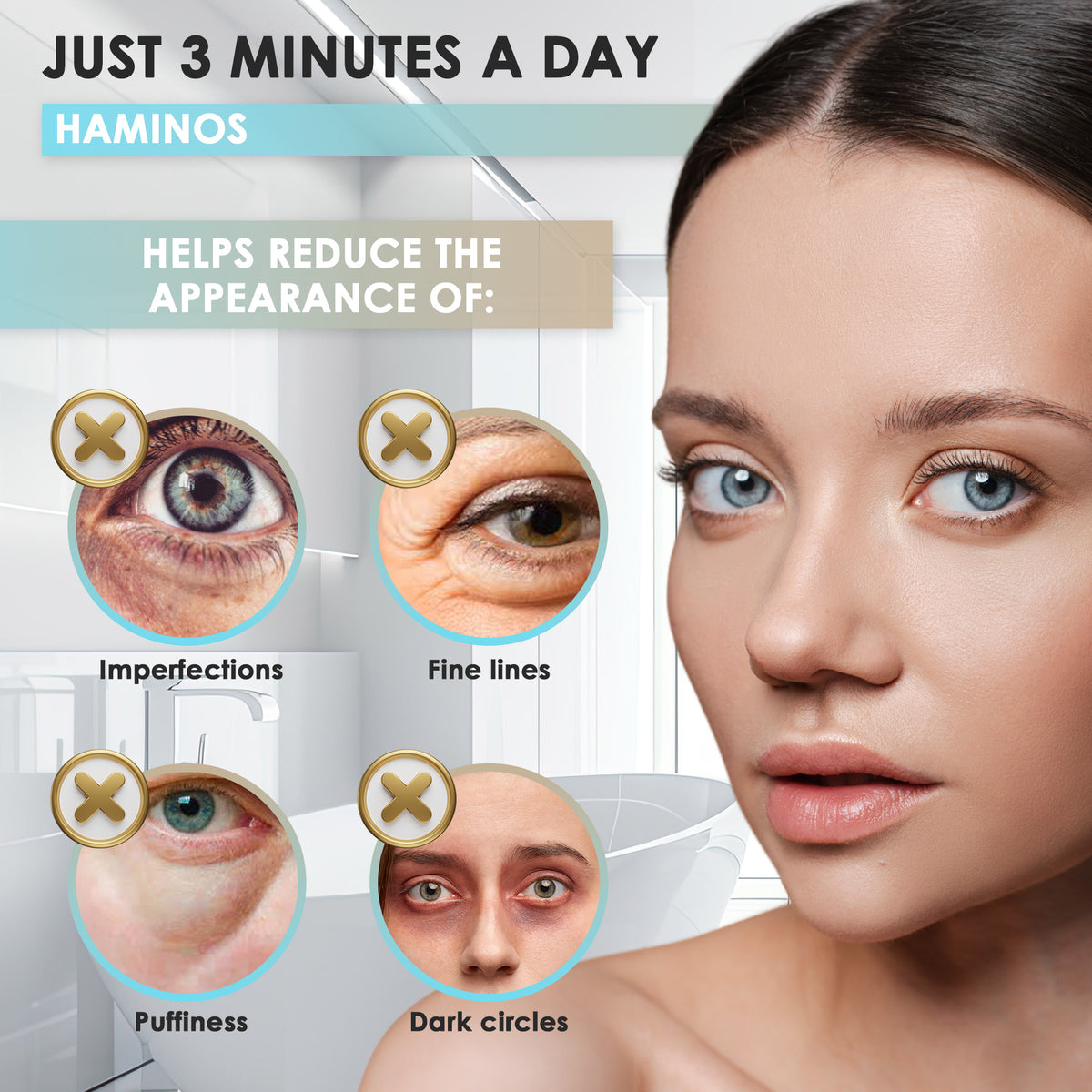 HAMINOS eye wand — light modes