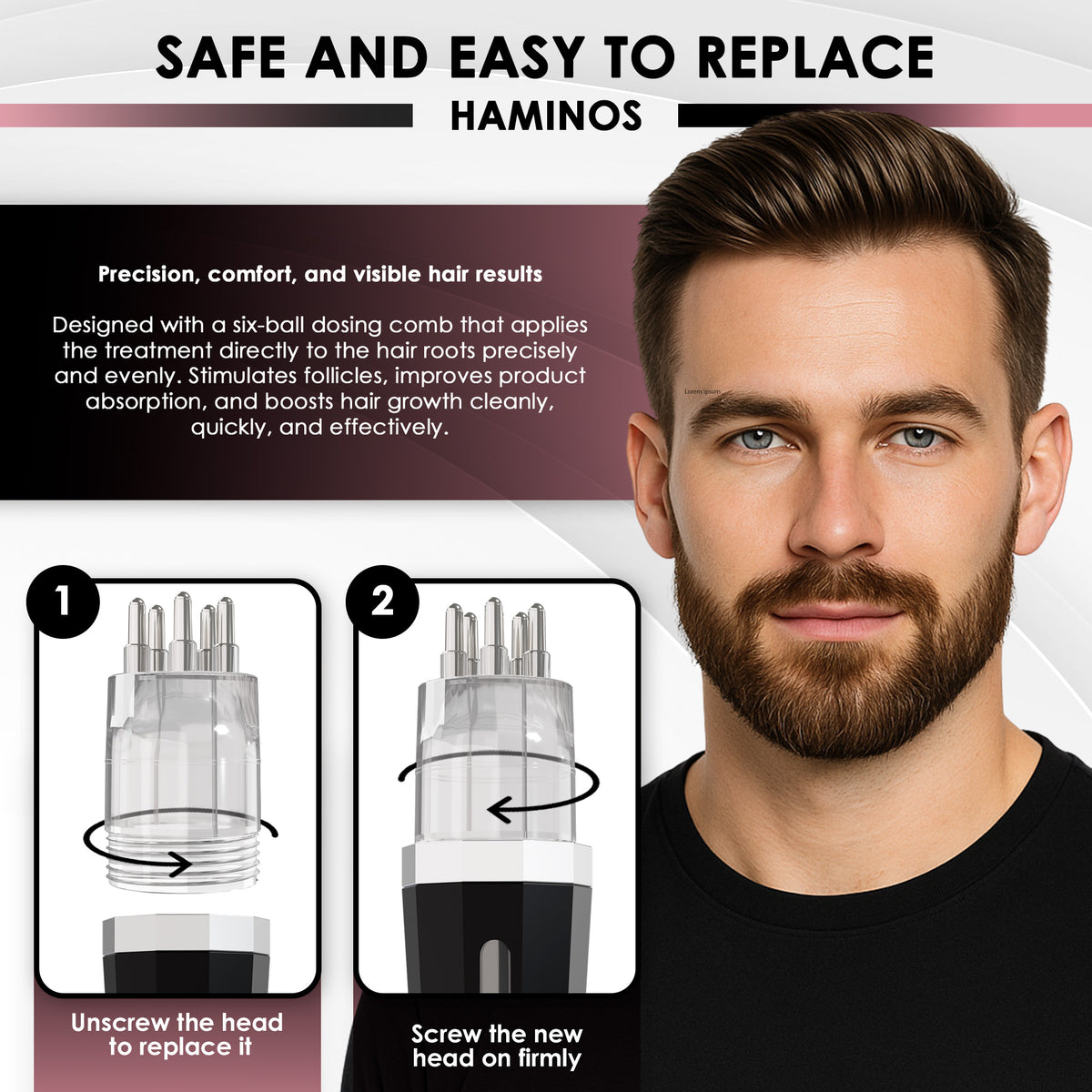 HAMINOS capillary head 3.0 — how to fit it