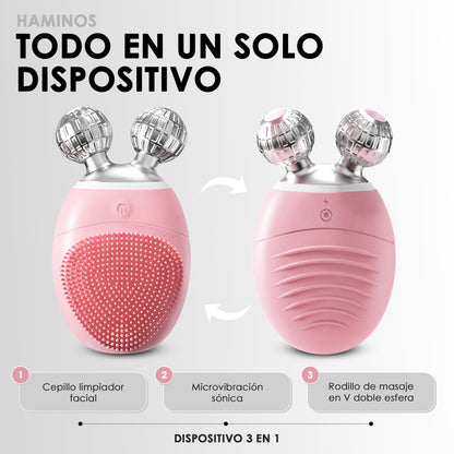 HAMINOS cleansing brush — detail
