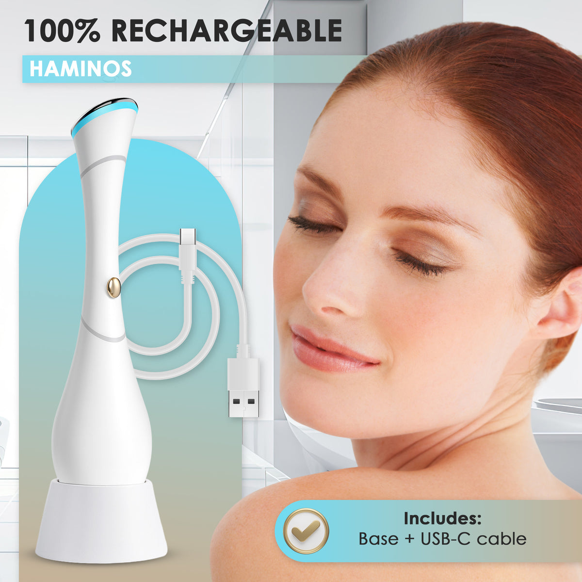 HAMINOS eye wand — daily routine