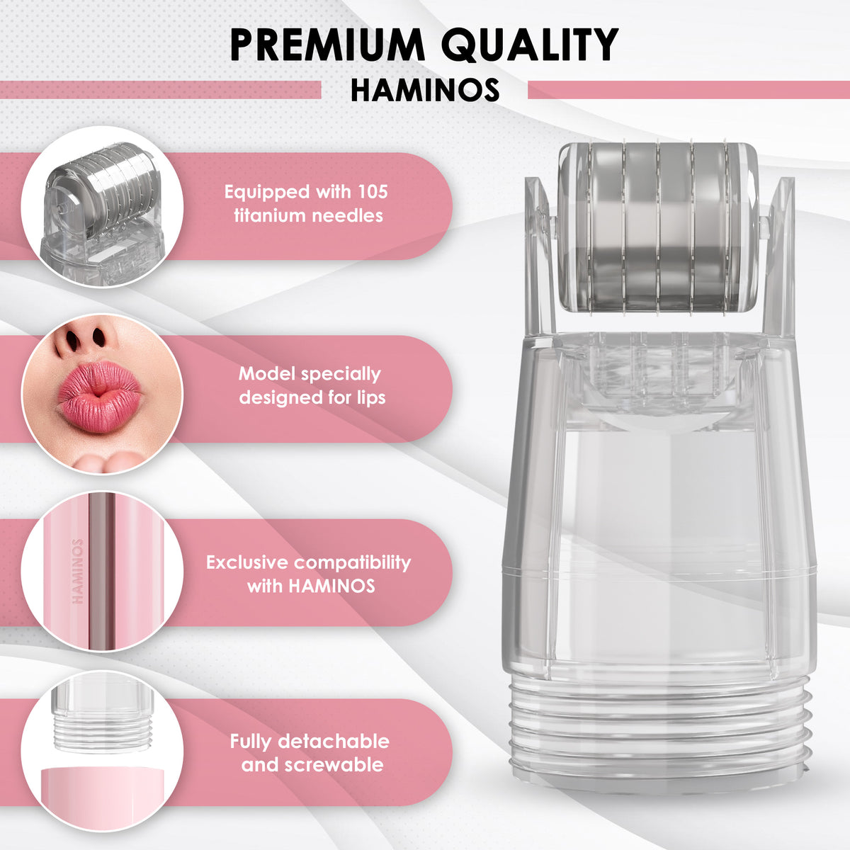HAMINOS replacement head 2.0 — areas of use