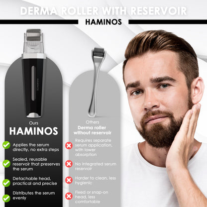 HAMINOS Derma Roller 3.0 black — detail
