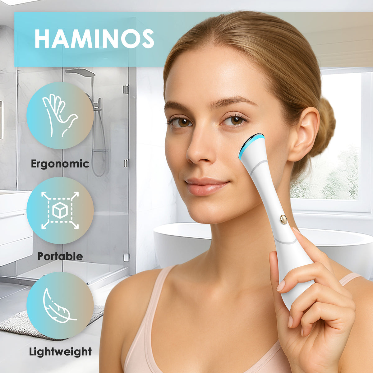 HAMINOS eye wand — warmth and vibration