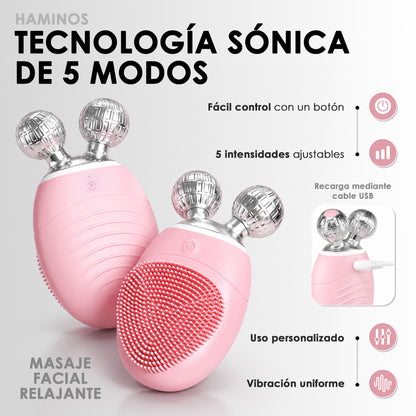HAMINOS cleansing brush — how to use