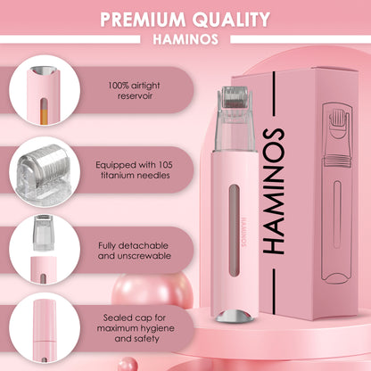 HAMINOS Derma Roller 2.0 — titanium microneedles